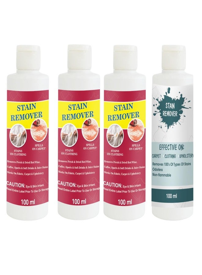 مجموعة مزيل البقع من توفوس، عبوة من 3 قطع باللون الأحمر ومزيل البقع السماوي | محلول تنظيف متعدد الأسطح للملابس والأقمشة والمفروشات (100 غرام لكل قطعة) - Image 1